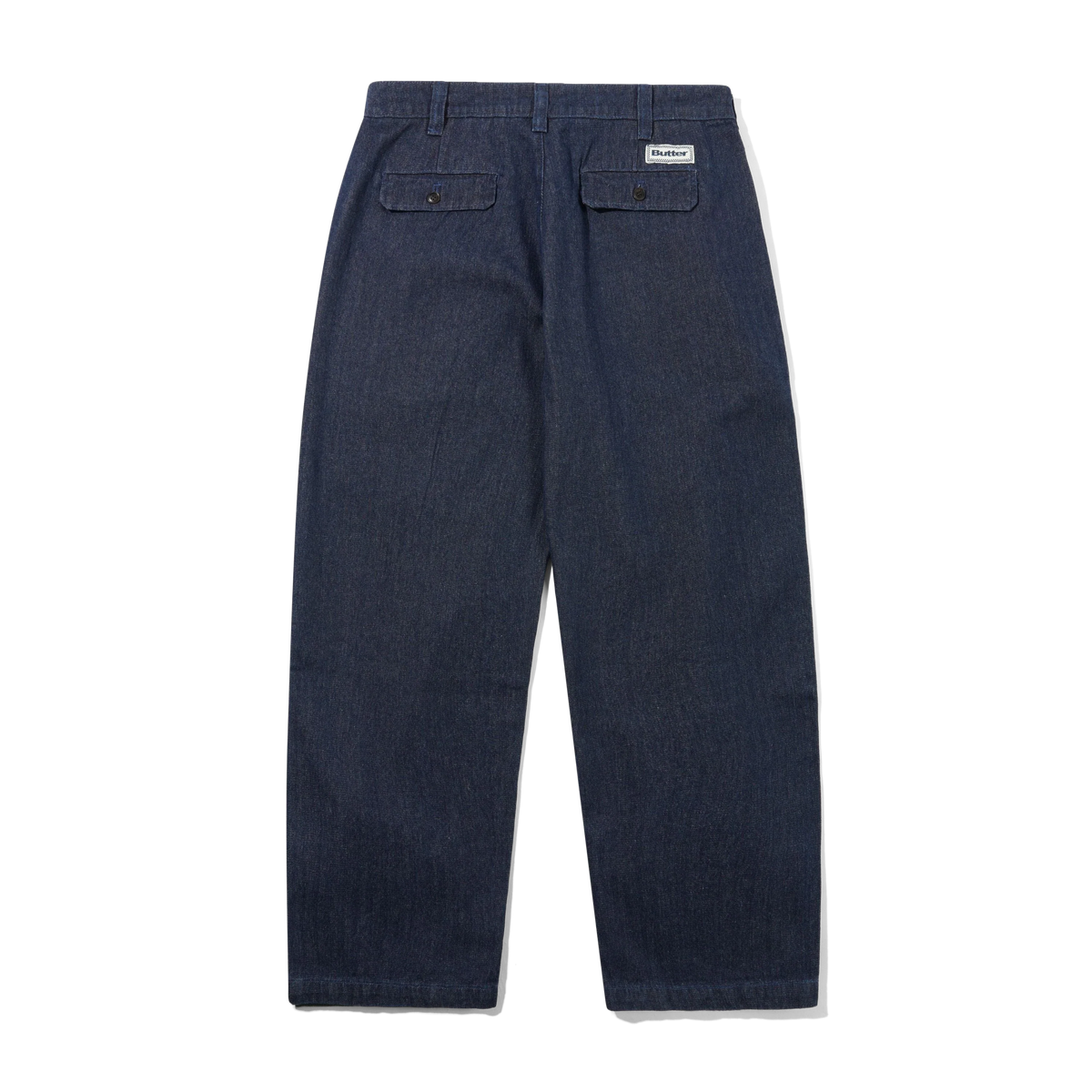 Pleated Trousers, Herringbone Denim