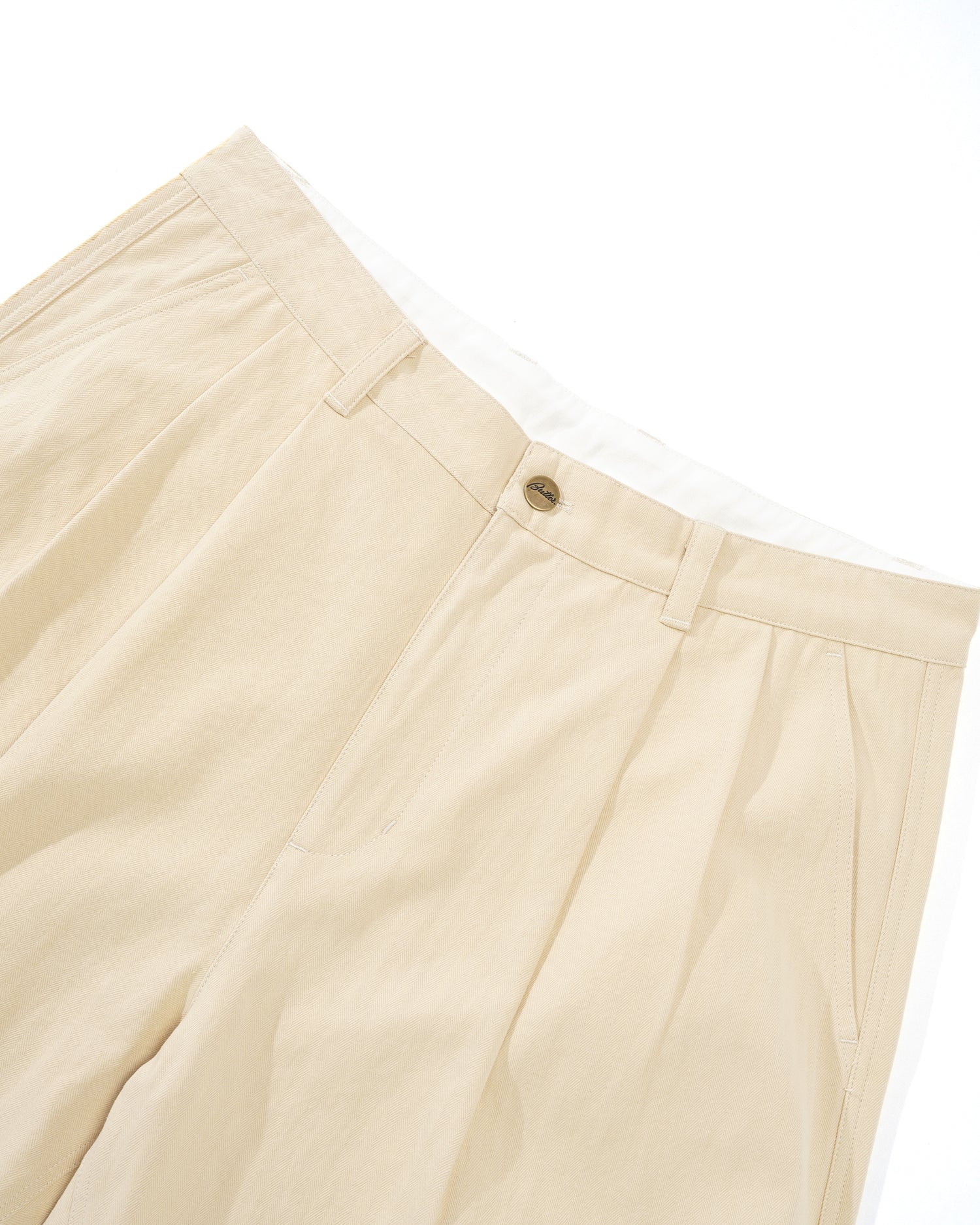 Pleated Trousers, Khaki