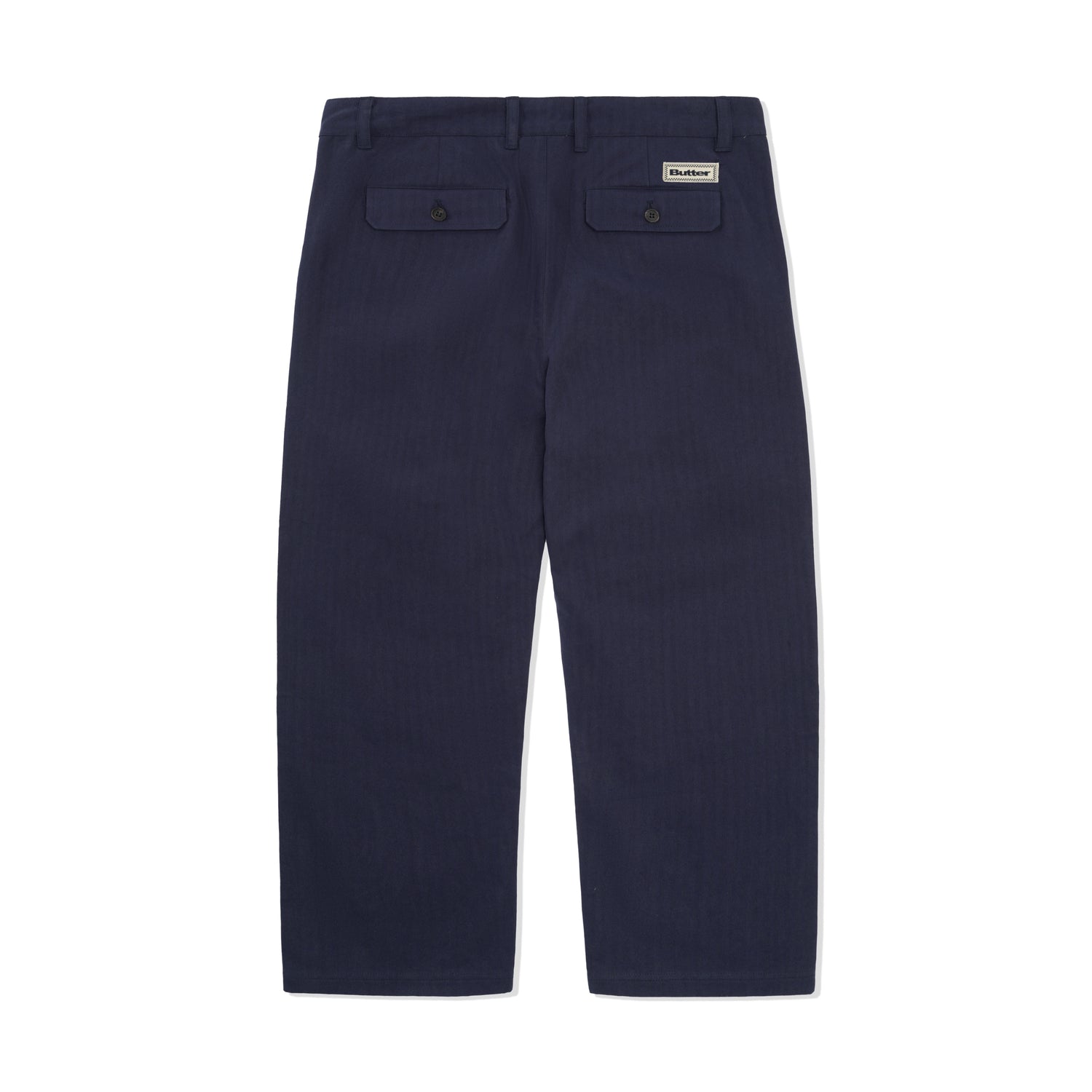 Pleated Trousers, Navy