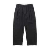Pleated Trousers, Washed Black
