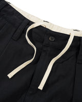 Pleated Trousers, Washed Black