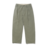 Pleated Trousers, Washed Fatigue