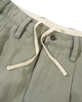 Pleated Trousers, Washed Fatigue