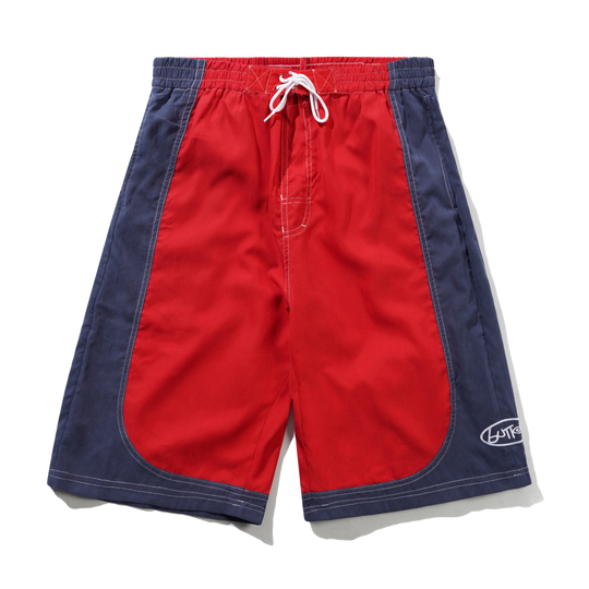 Point Boardshorts , Red / Navy