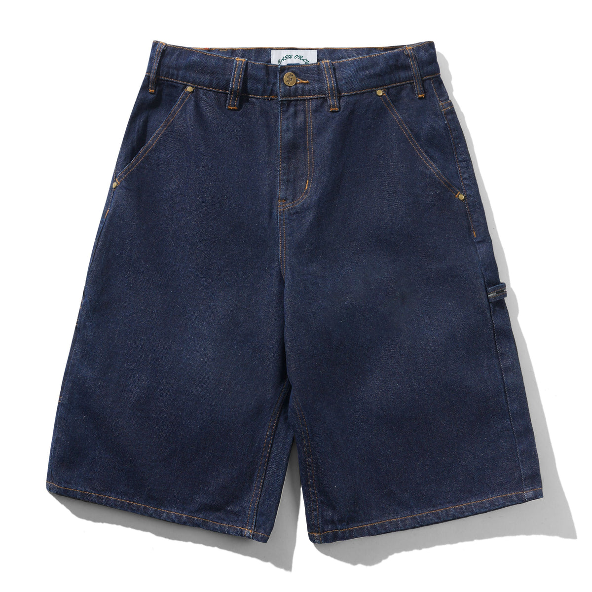 Point Denim Shorts, Raw Denim