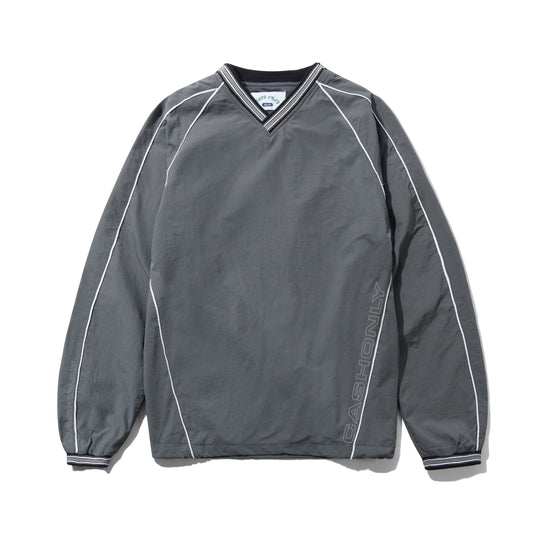 Point Nylon Pullover, Grey