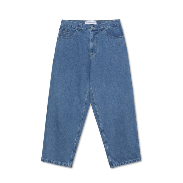 Polar Skate Co. Big Boy Jeans, Mid Blue
