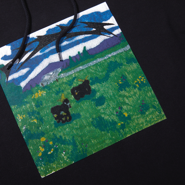 Polar Skate Co. Dave Meeeh Pullover, Black