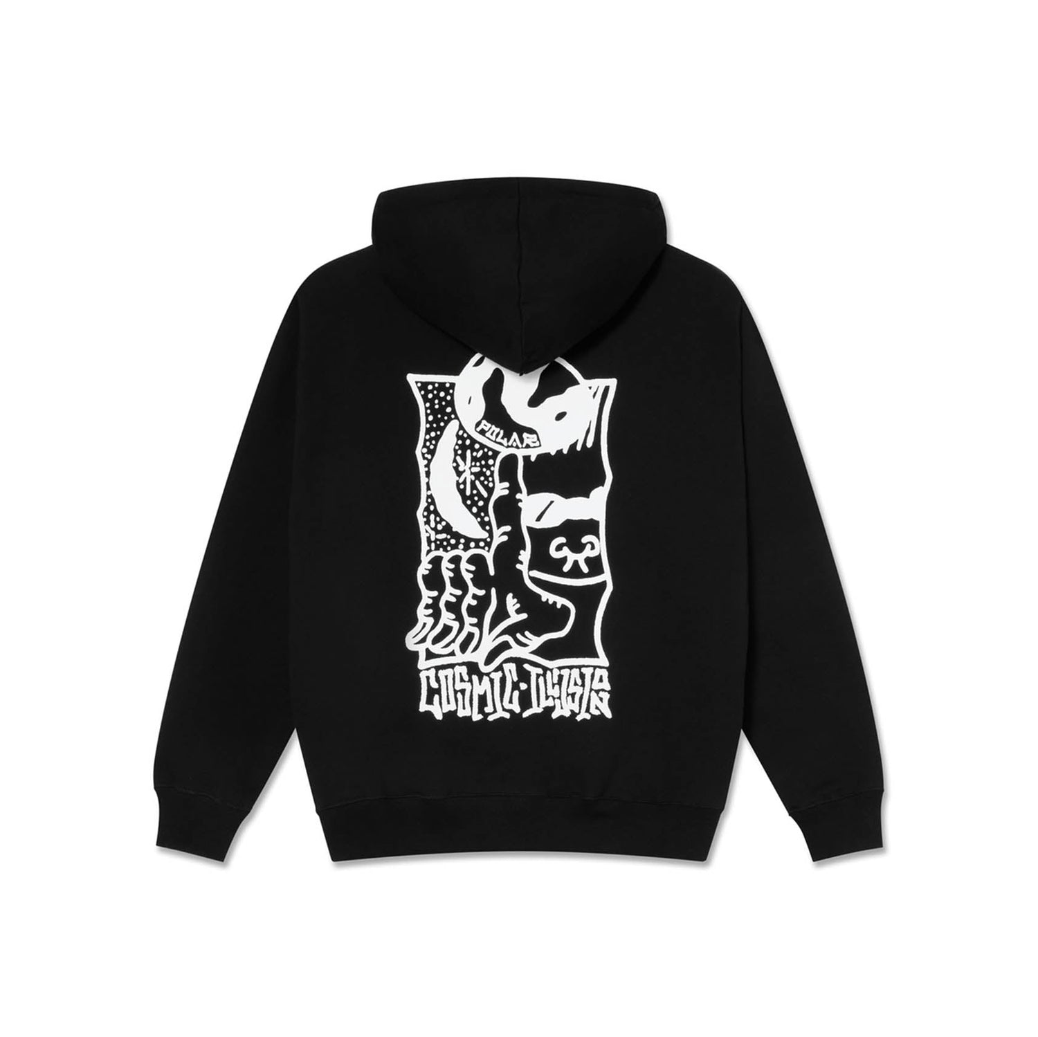 Cosmic Dave Pullover Hood, Black