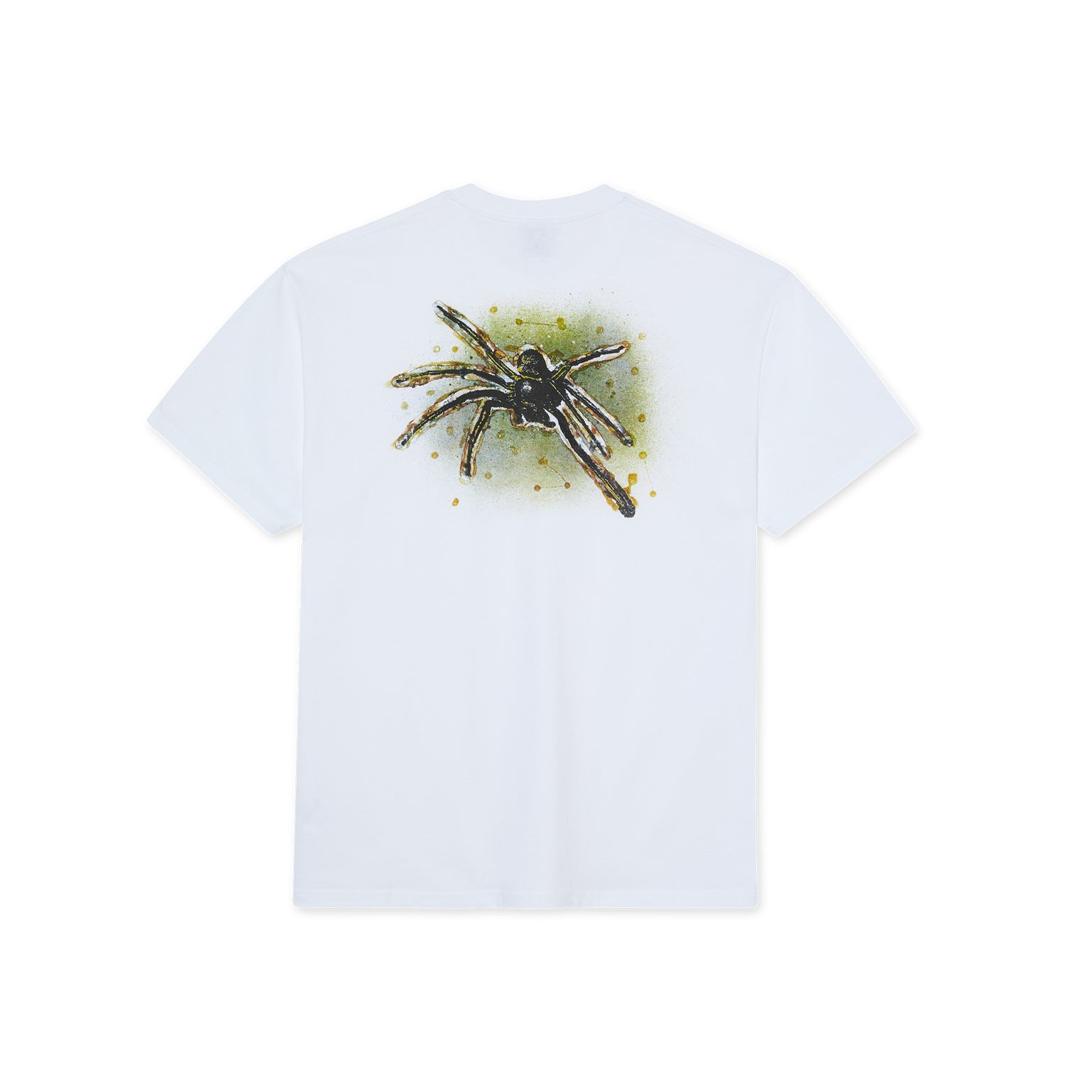 Green Spider Tee, White