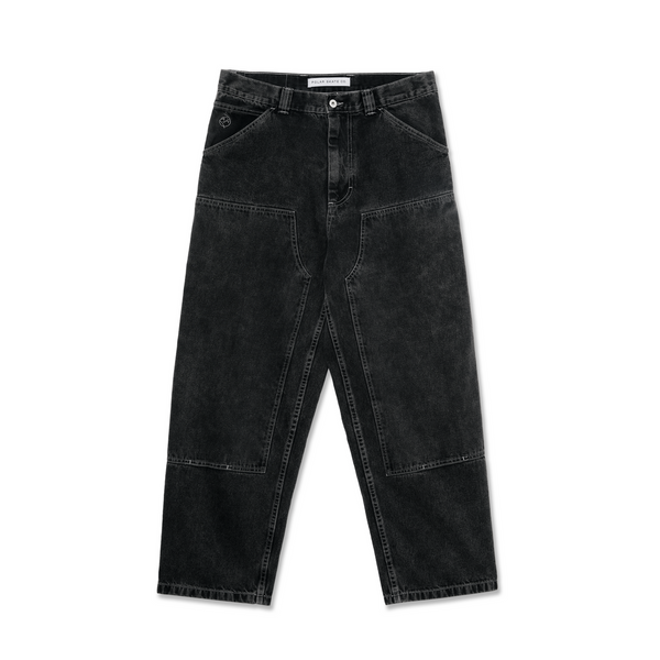 Polar Skate Co. Big Boy Work Knee Pants, Silver Black