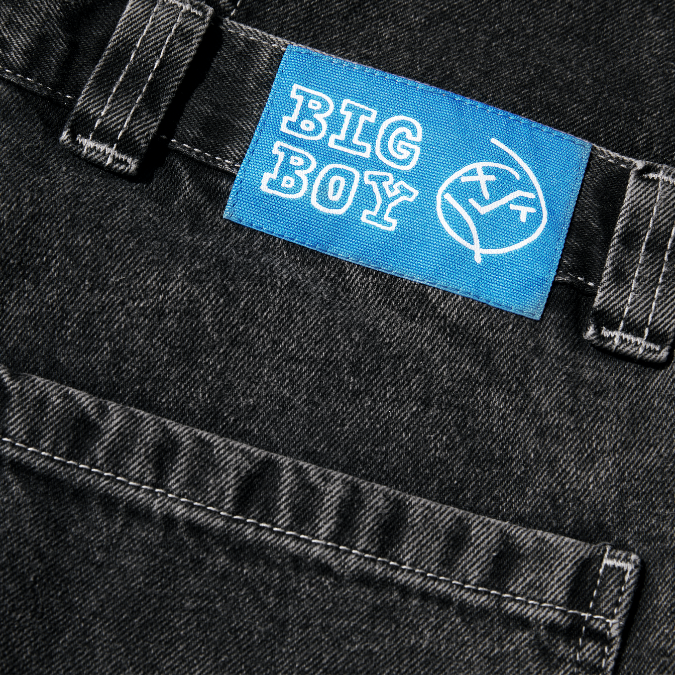 Big Boy Work Knee Pants, Silver Black