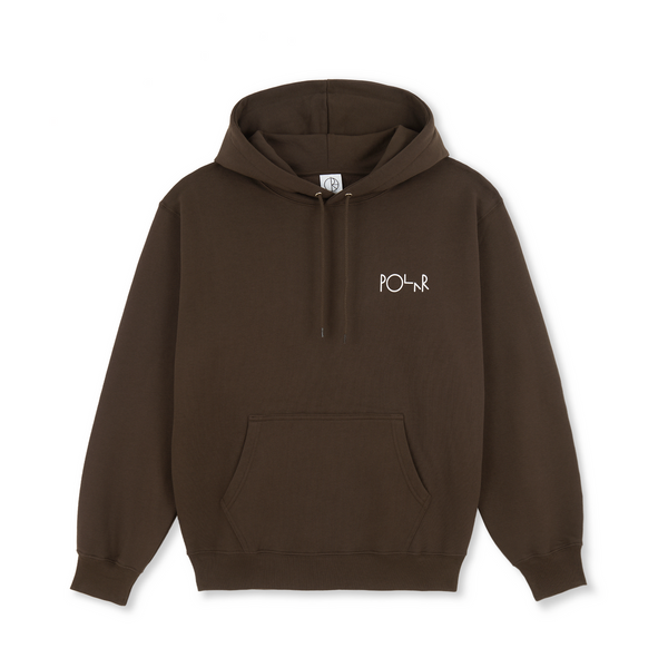 Polar Skate Co. Stroke Logo Dave Pullover, Chocolate