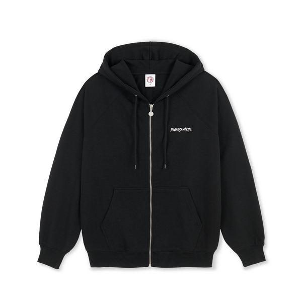 Polar Skate Co. Default '12 Faces' Zip Up Hood, Black