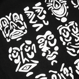 Default '12 Faces' Zip Up Hood, Black