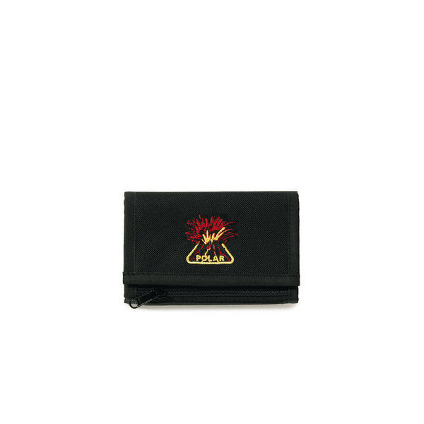 Polar Skate Co. Volcano Logo Key Wallet, Black