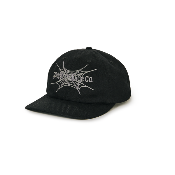 Polar Skate Co. Michael Spiderweb Hat, Black