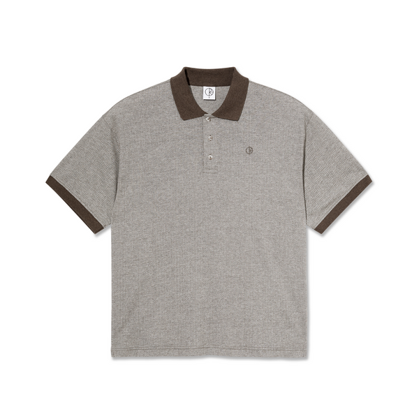 Polar Skate Co. Illusion Surf Polo Shirt, Brown