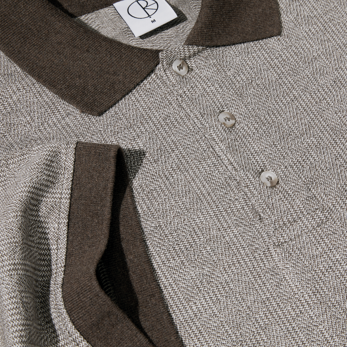Illusion Surf Polo Shirt, Brown