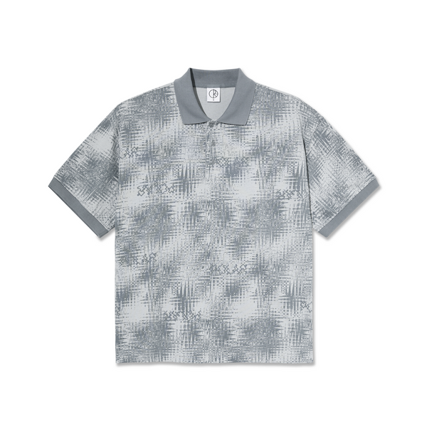 Polar Skate Co. Scribble Surf Polo Shirt, Silver