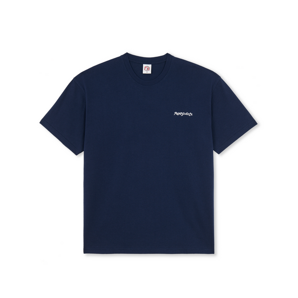 Polar Skate Co. 12 Faces Tee, Dark Blue