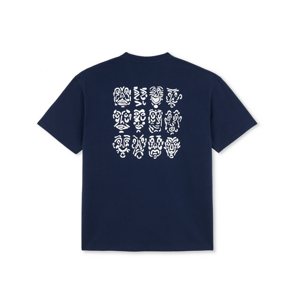 Polar Skate Co. 12 Faces Tee, Dark Blue