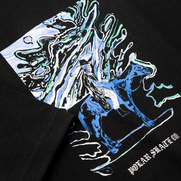 Polar Skate Co. Rider Tee, Black