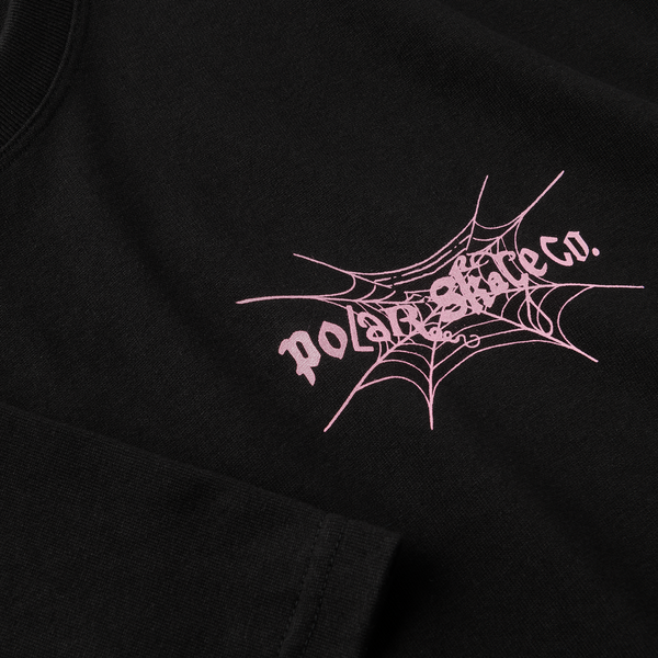 Polar Skate Co. Spiderweb Tee, Black