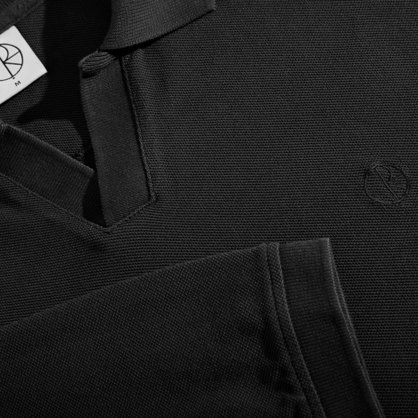Polar Skate Co. Serge L/S Polo Shirt, Black