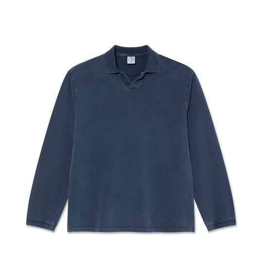Serge L/S Polo Shirt, Blue