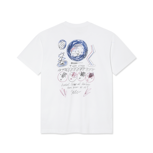 Polar Skate Co. Social Side Tee, White
