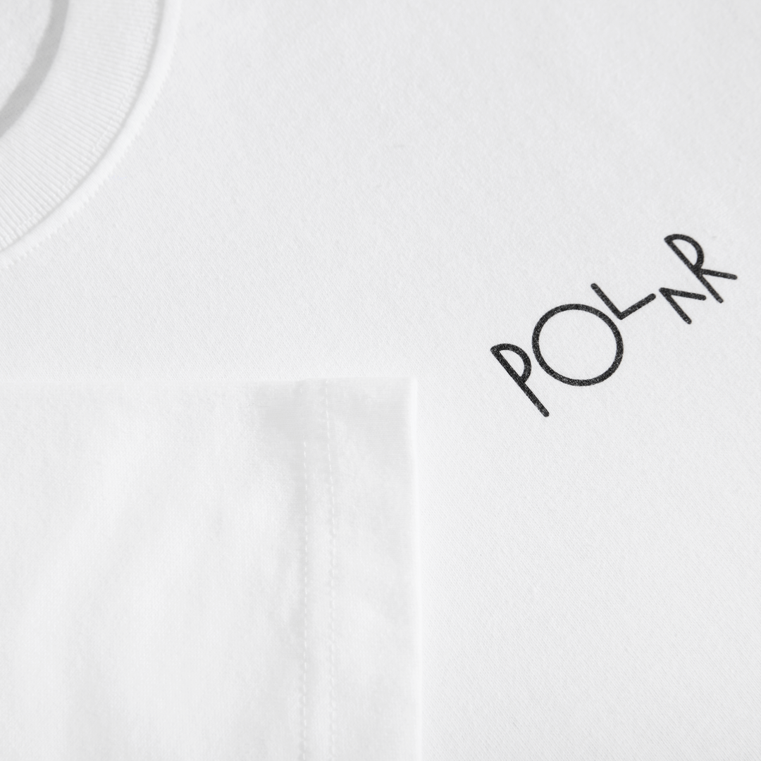 Social Side Tee, White
