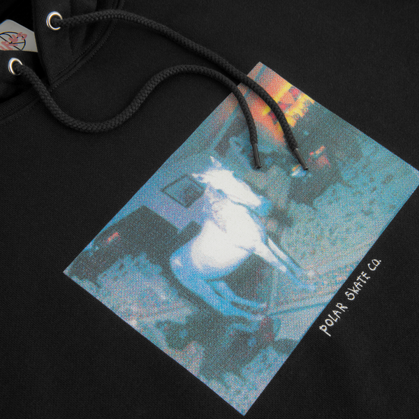 Polar Skate Co. Dave Horse Dream Pullover Hood, Black