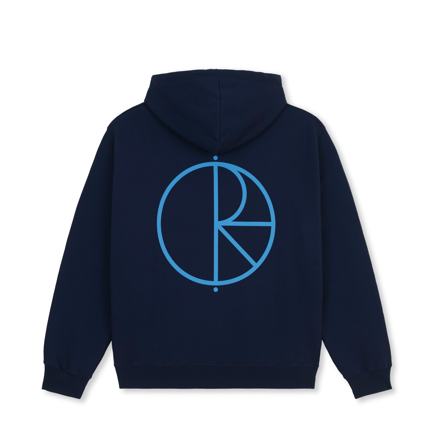 Dave Stroke Logo Pullover Hood, Dark Blue