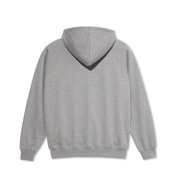 Polar Skate Co. Default Zip Hoodie, Heather Grey
