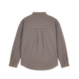 Michell L/S Shirt, Blue / Rust