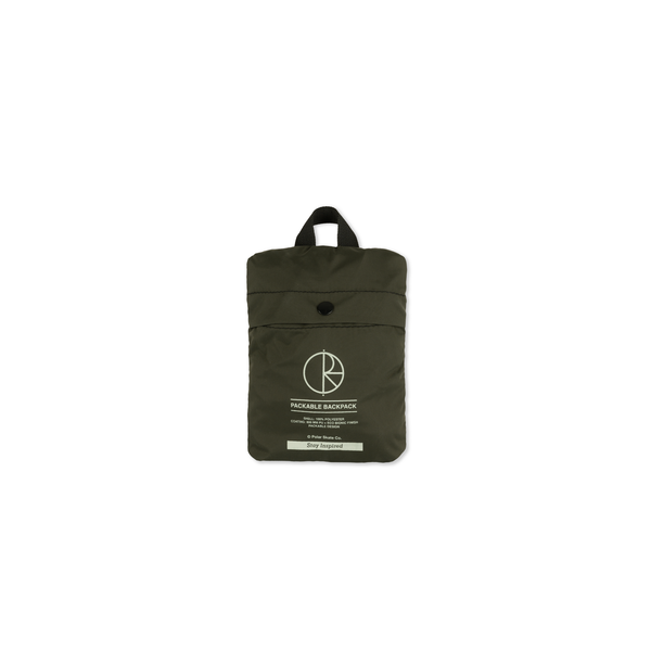 Polar Skate Co. Packable Backpack, Dirty Black