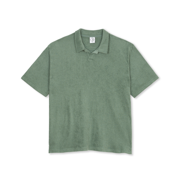 Polar Skate Co. Serge Polo Shirt, Jade Green
