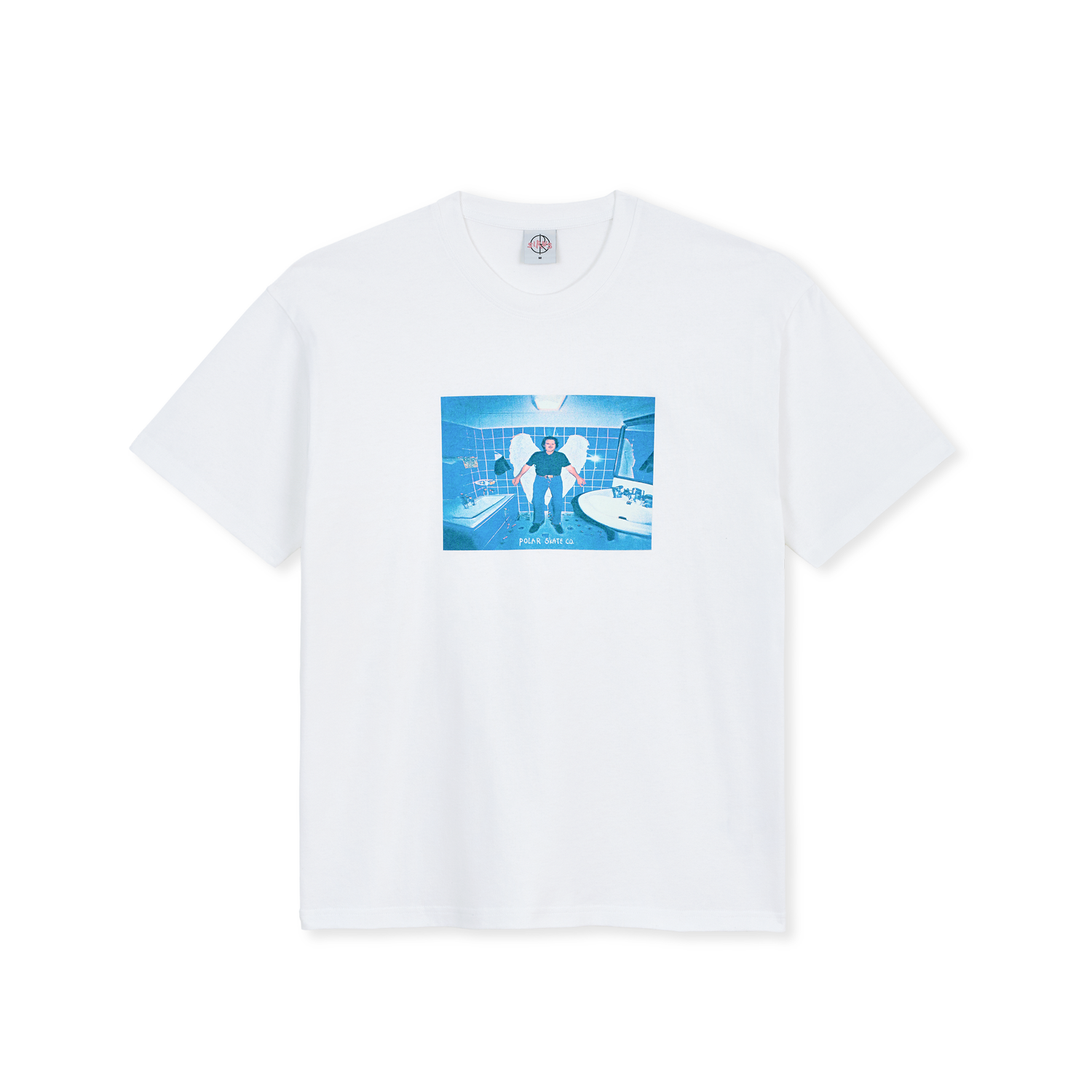 Angel Man Tee, White