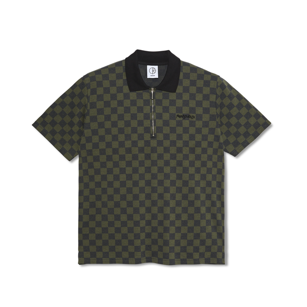 Polar Skate Co. Jacques Polo Shirt, Black / Green