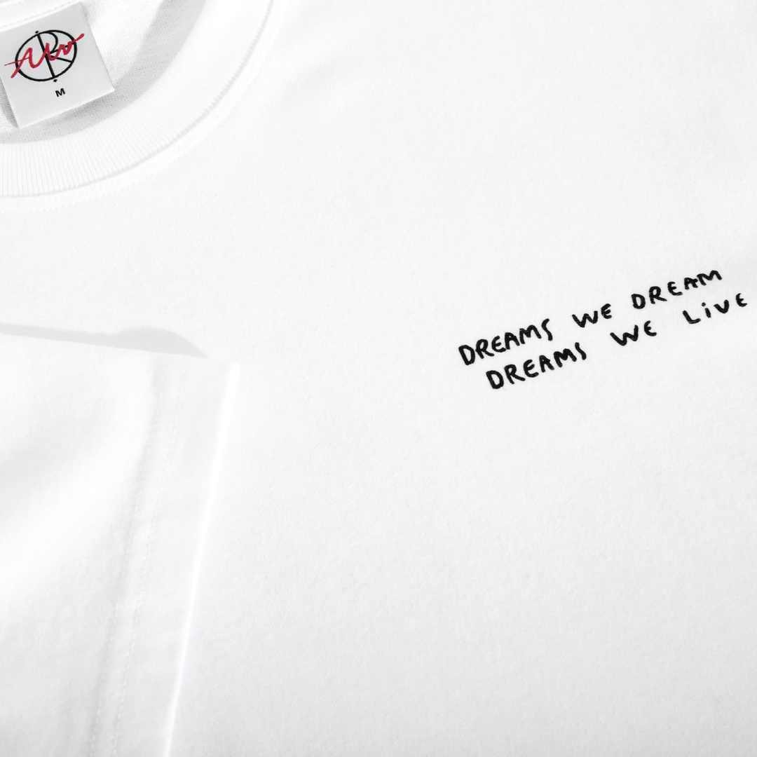 Dreams We Dream Tee, White