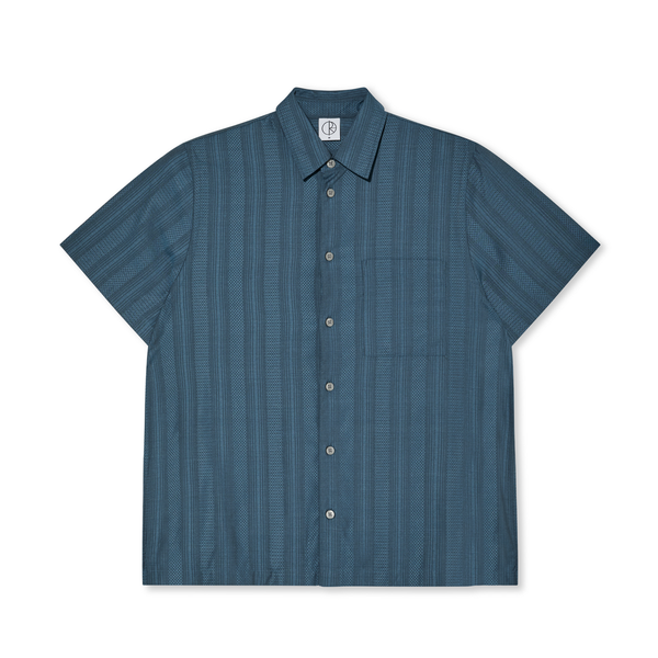 Polar Skate Co. Tim Shirt, Steel Blue