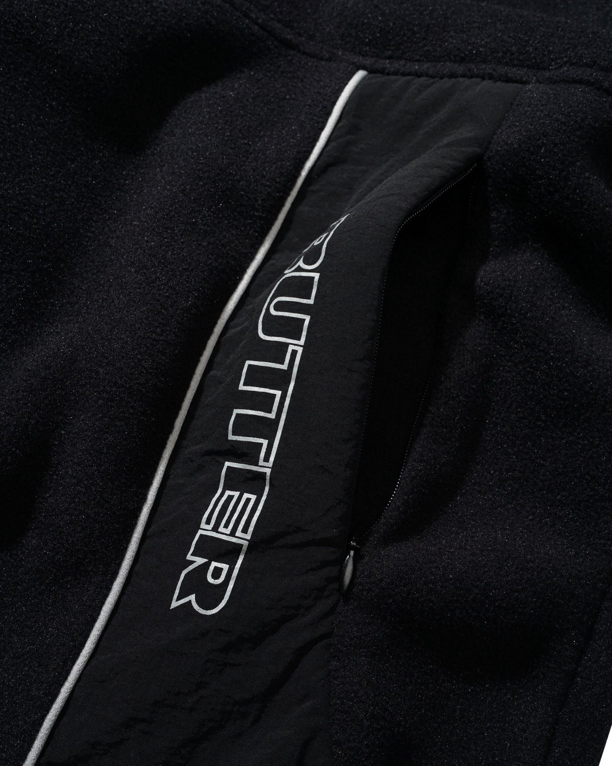 Polartec Zip-Thru Jacket, Black