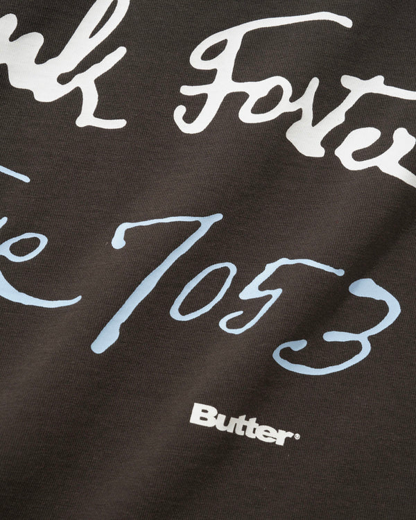 Butter Goods Prestige Tee, Washed Charcoal