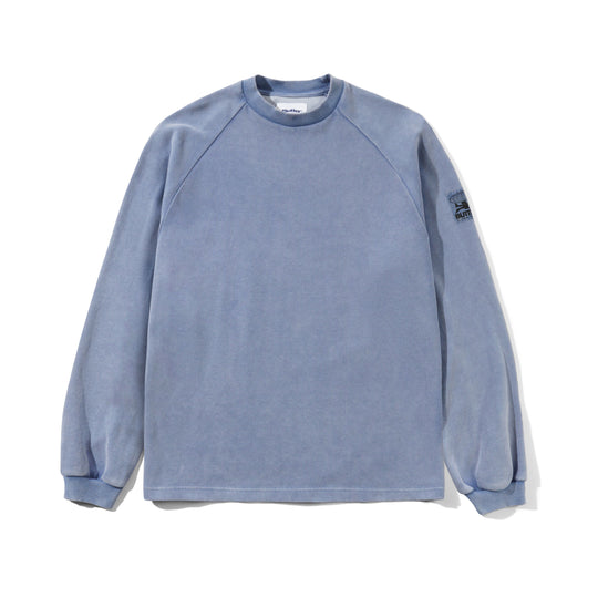 Principal Crewneck, Navy Overdye