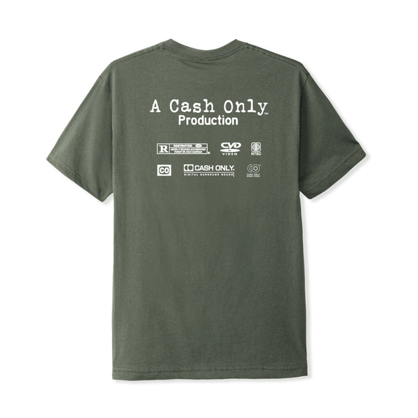 Cash Only Production Tee, Army