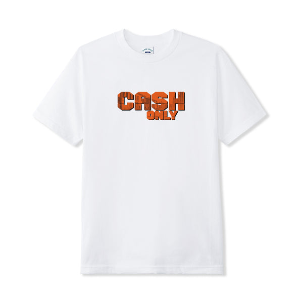 Cash Only Production Tee, White