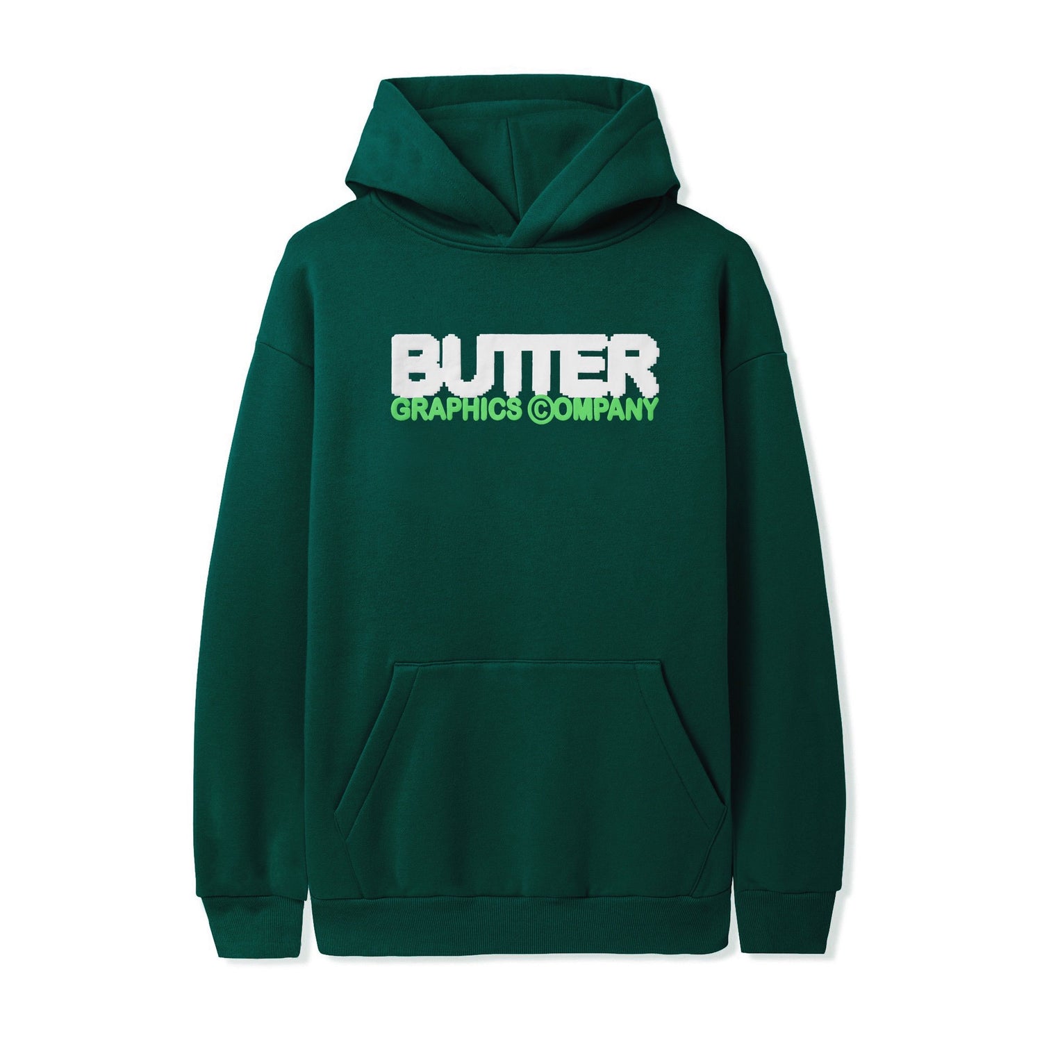 Program Pullover Hood, Dark Green