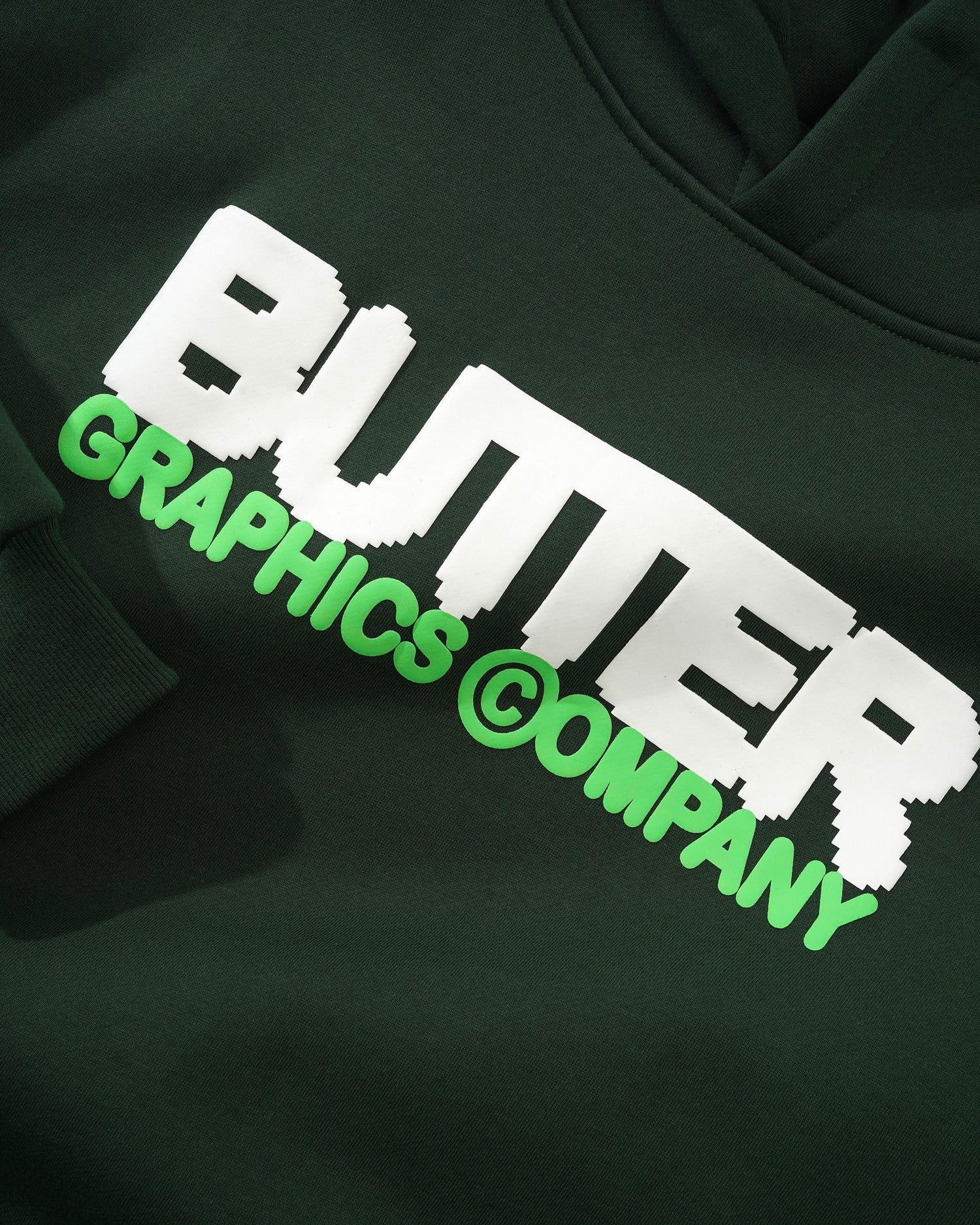 Program Pullover Hood, Dark Green