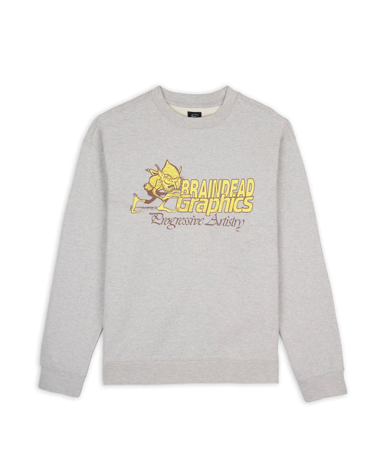 Progressive Artistry Crewneck, Heather Grey